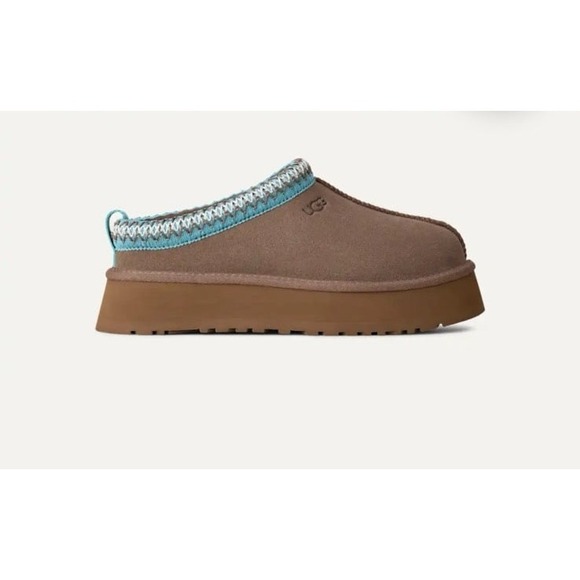 UGG Australia Shoes - Womens 9 UGG Tazz ll Slipper caribou/sapphire ice elevated classic slippers NEW